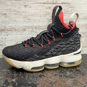 Youth Kids Nike Lebron 15 Basketball Shoes Sz 5Y Eur 37.5 Used AQ6176 002